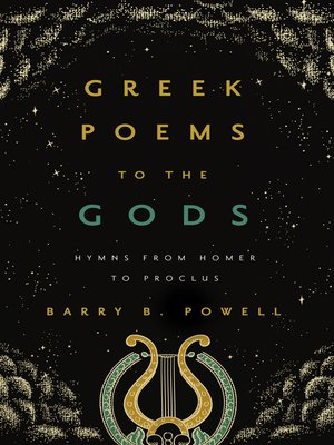 cover image of Greek Poems to the Gods